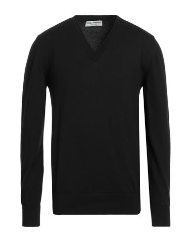 Dolce & Gabbana Man Sweater Black Size 44 Cotton