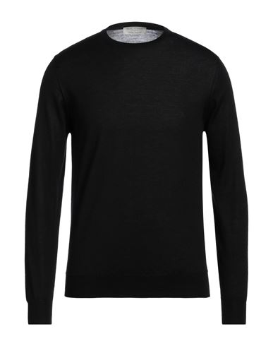 Shop Mauro Ottaviani Man Sweater Black Size 42 Cashmere, Silk
