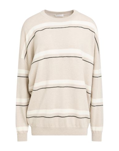Brunello Cucinelli Woman Sweater Beige Size M Cashmere In Neutral