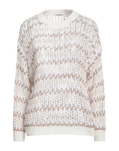 Peserico Woman Sweater White Size 10 Cotton, Polyester