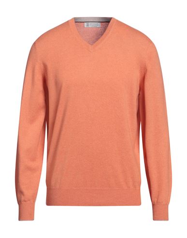 Brunello Cucinelli Man Sweater Mandarin Size 42 Cashmere