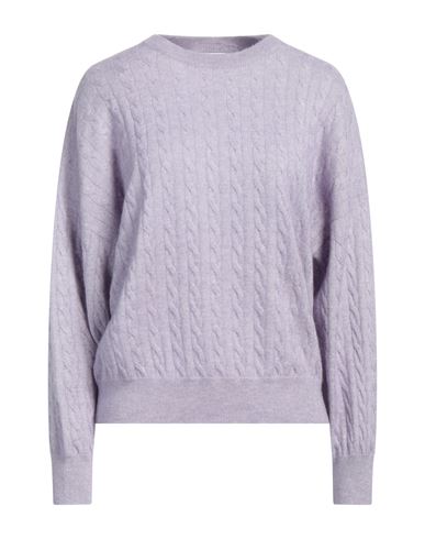 Brunello Cucinelli Woman Sweater Light Purple Size M Alpaca Wool, Cotton
