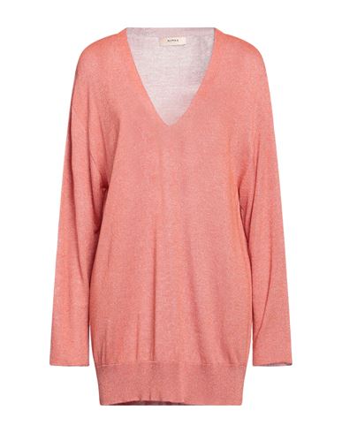 Alpha Studio Woman Sweater Orange Size Onesize Viscose, Polyamide