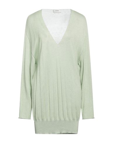 Alpha Studio Woman Sweater Sage Green Size Onesize Viscose, Polyamide