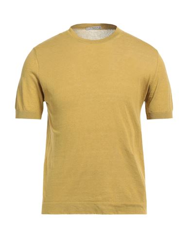 Circolo 1901 Man Sweater Mustard Size S Linen, Cotton In Yellow