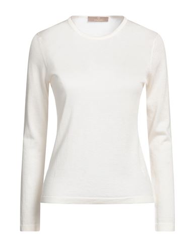 Cruciani Woman Sweater Ivory Size 10 Cashmere, Silk In White