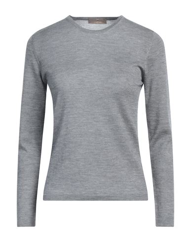 Cruciani Woman Sweater Light Grey Size 6 Cashmere, Silk