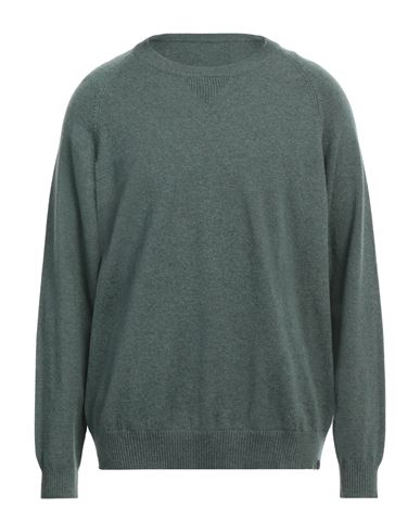 Shop Derek Rose Man Sweater Military Green Size Xxl Cashmere