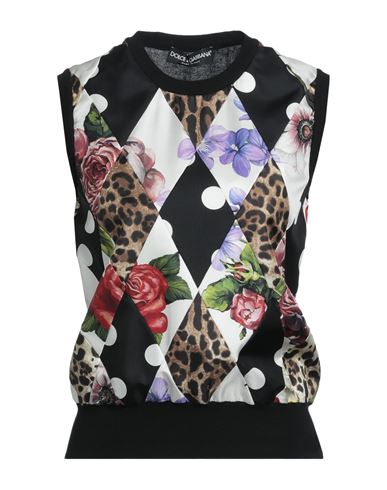 Dolce & Gabbana Woman Sweater Black Size 2 Cashmere, Silk, Polyamide