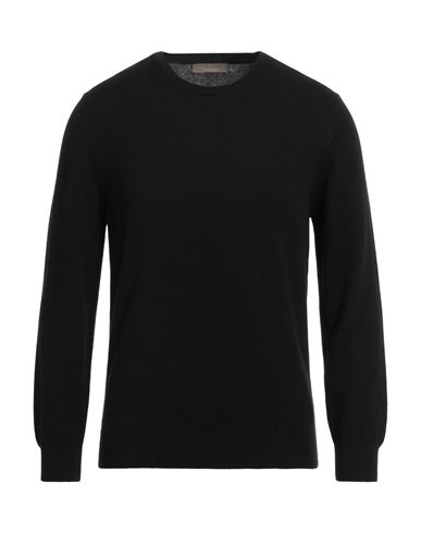 Shop Cruciani Man Sweater Black Size 48 Cashmere