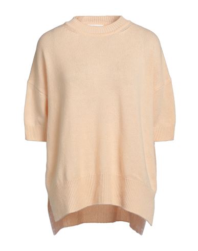 Jil Sander Woman Sweater Apricot Size L Cashmere In Orange