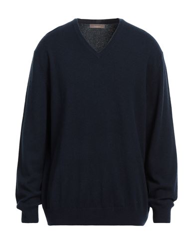 Cruciani Man Sweater Midnight Blue Size 46 Cashmere