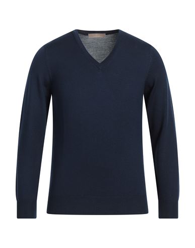 Cruciani Man Sweater Navy Blue Size 48 Wool