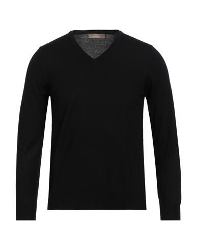 Cruciani Man Sweater Black Size 50 Wool