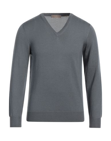 Cruciani Man Sweater Lead Size 48 Wool In Grey
