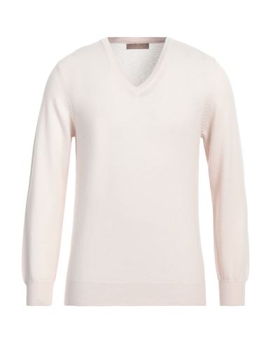 Cruciani Man Sweater Cream Size 48 Cashmere In White