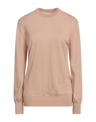 Jil Sander Woman Sweater Camel Size 8 Wool In Brown