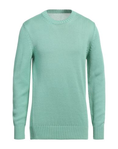 Tagliatore Man Sweater Light Green Size 38 Cotton