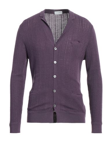 Ballantyne Man Cardigan Dark Purple Size 48 Wool