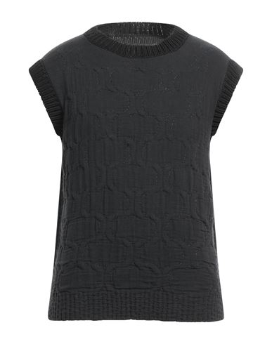 Jil Sander Man Sweater Black Size 40 Cotton