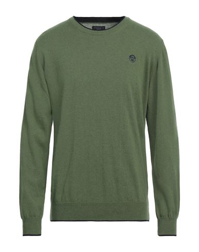 North Sails Man Sweater Green Size Xxl Polyamide, Wool, Viscose, Cashmere