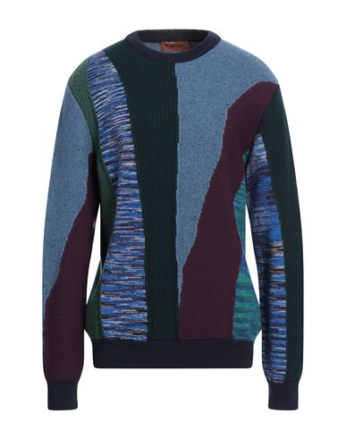 Missoni Man Sweater Midnight Blue Size 42 Wool, Cashmere, Silk, Polyamide, Viscose