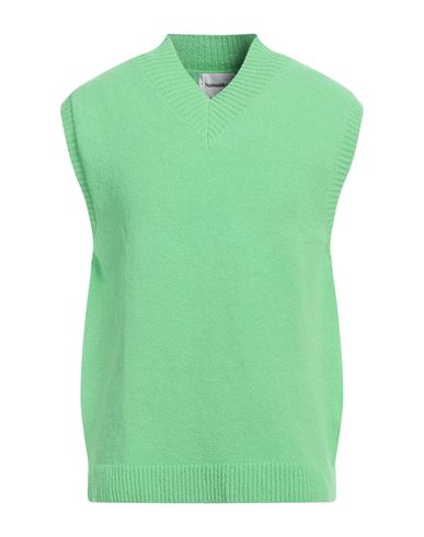 Nanushka Man Sweater Green Size L Cotton, Polyamide