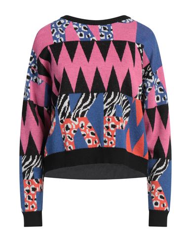 Pinko Uniqueness Woman Sweater Fuchsia Size L Acrylic, Virgin Wool, Alpaca Wool, Polyamide