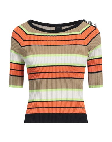 Pinko Woman Sweater Orange Size S Viscose, Polyester