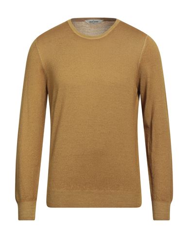 Shop Gran Sasso Man Sweater Mustard Size 40 Virgin Wool In Yellow