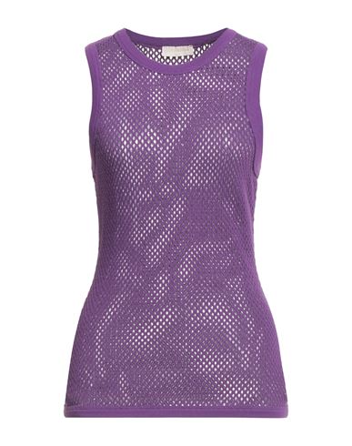 Ulla Johnson Woman Sweater Purple Size M Cotton In Purple
