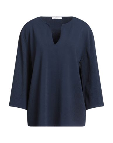 Kangra Woman Sweater Midnight Blue Size 12 Viscose, Polyester