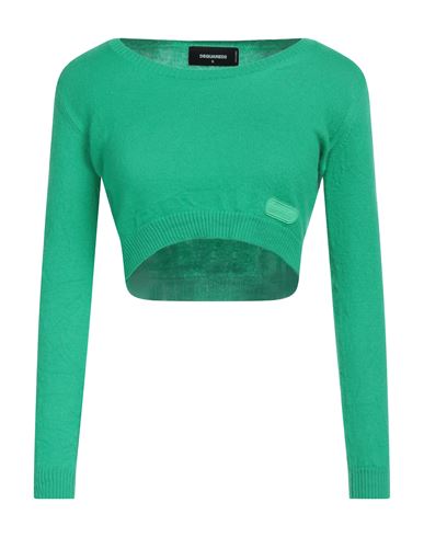 Shop Dsquared2 Woman Sweater Green Size Xs Cashmere