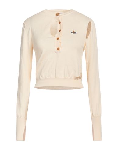 Vivienne Westwood Woman Sweater Light Yellow Size M Cotton