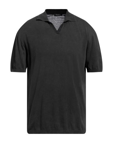 Shop Arovescio Man Sweater Steel Grey Size 46 Cotton