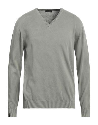 Shop Arovescio Man Sweater Sage Green Size 42 Cotton