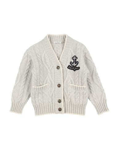 Dolce & Gabbana Toddler Girl Cardigan Light Grey Size 5 Virgin Wool, Cashmere, Polyester, Viscose In Grey