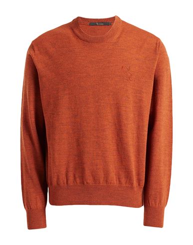 Shop Billionaire Man Sweater Tan Size L Virgin Wool In Brown