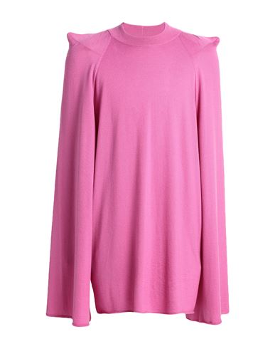 Rick Owens Man Sweater Magenta Size M Cashmere In Pink