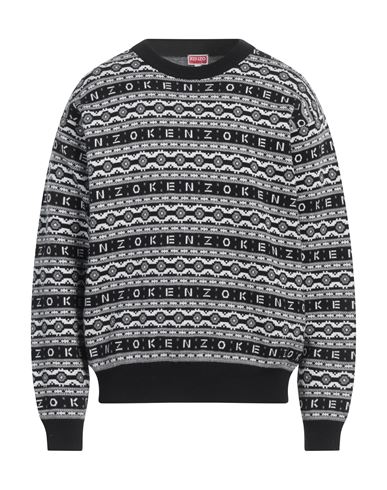 Shop Kenzo Man Sweater Black Size L Wool