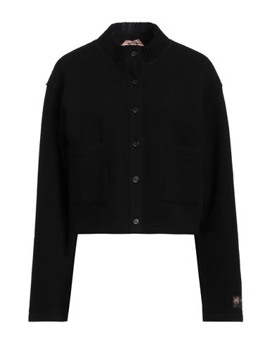 Shop N°21 Woman Cardigan Black Size 10 Wool, Polyester, Polyamide