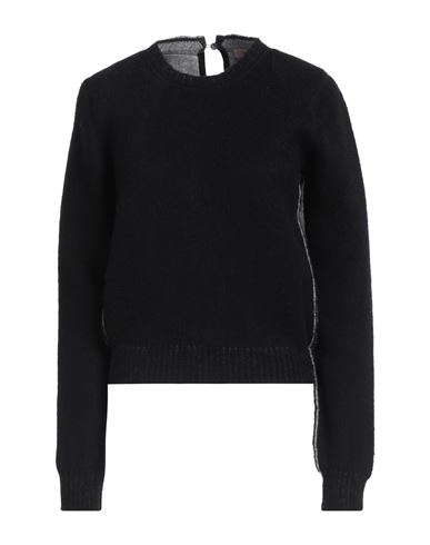 N°21 Woman Sweater Black Size 8 Virgin Wool, Polyamide
