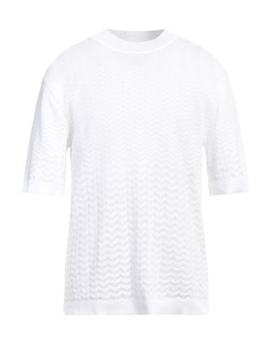 Shop Missoni Man Sweater White Size 44 Cotton, Viscose