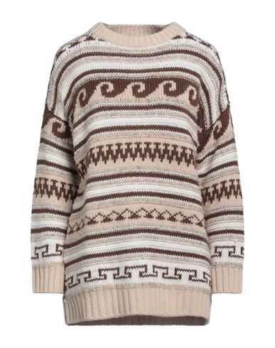 Weekend Max Mara Woman Sweater Beige Size L Wool, Acrylic, Polyamide, Mohair Wool, Polyester