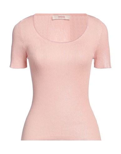 Shop Jucca Woman Sweater Pink Size M Cotton