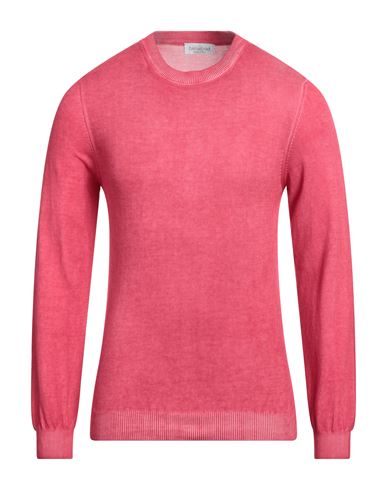 Shop Bellwood Man Sweater Coral Size 42 Cotton In Red