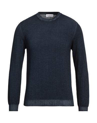 Shop Bellwood Man Sweater Midnight Blue Size 38 Cotton