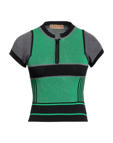 Shop Cormio Woman Sweater Green Size 6 Viscose, Polyamide