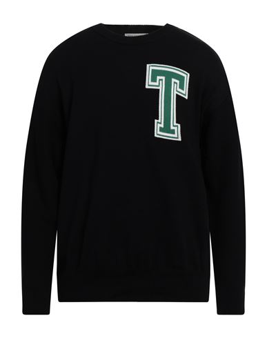 Shop Trussardi Man Sweater Black Size Xxl Cotton