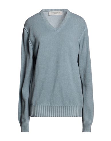 Shop Golden Goose Woman Sweater Pastel Blue Size S Cashmere